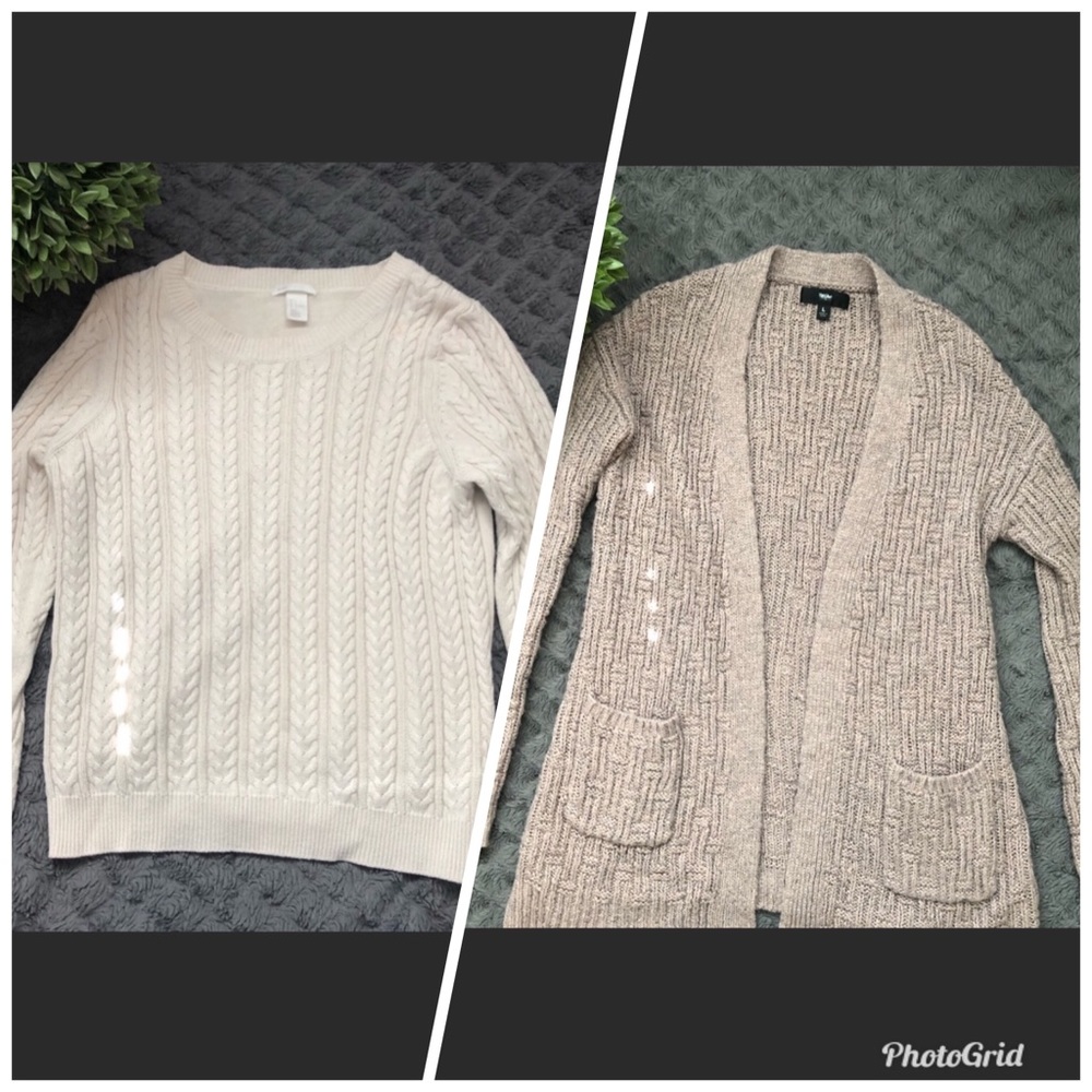 2 lot bundle! :) Mossimo sweater and H&M